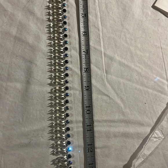 Blue and silver chocker - Picture 8 of 9